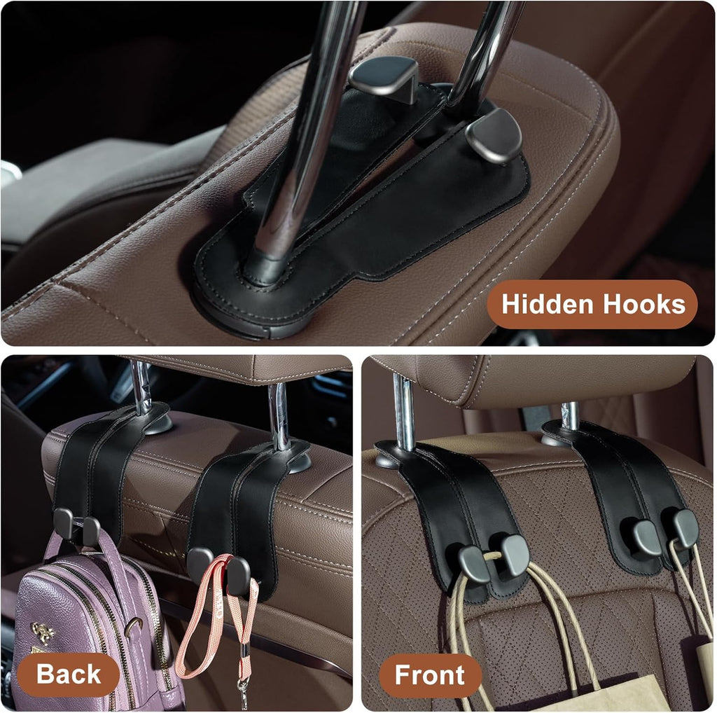 Headrest Hooks for Purses and Bags