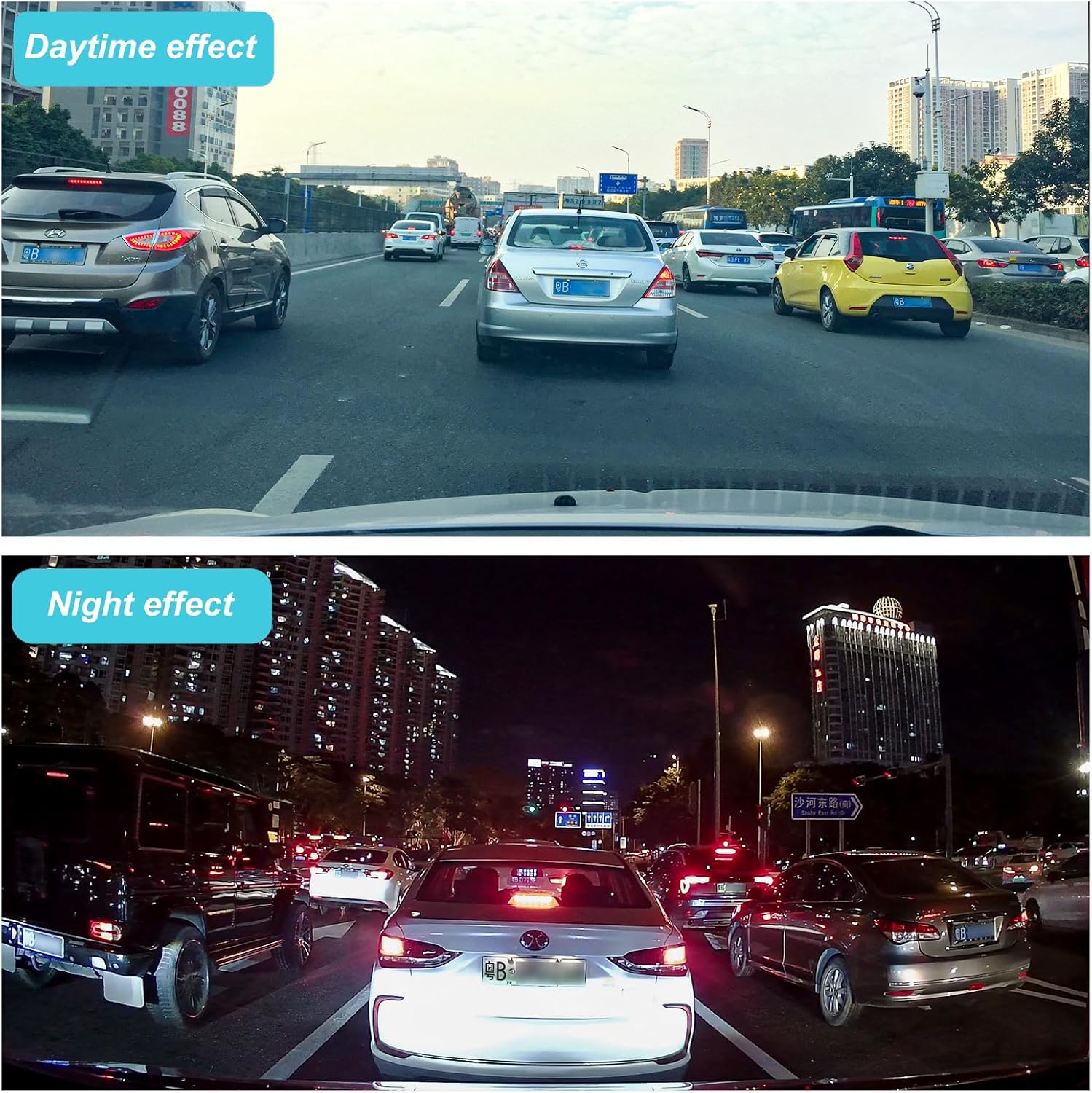 Mirror Dash Cam Front and Rear Car Camera